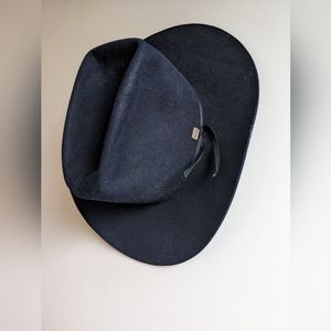 Vintage Resistol Blue Felt Cowboy Hat size 7